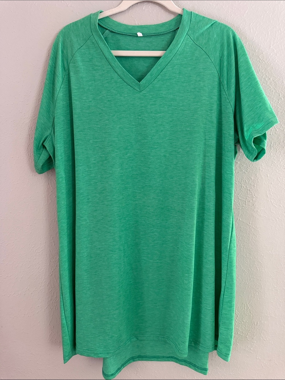 Women’s V-Neck Short Sleeve Shirt - Green